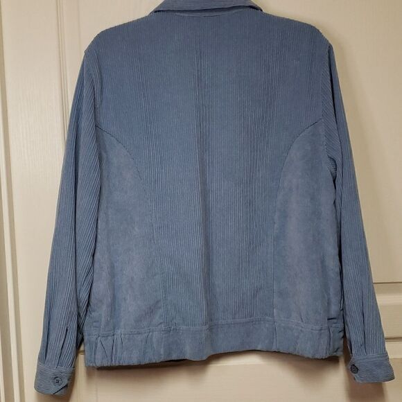 🌹Blue Corduroy Vintage Jacket sz 16 - Picture 8 of 9